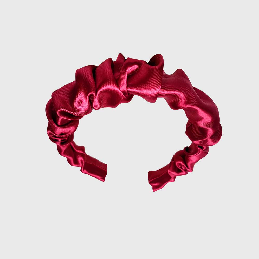 Cintillo Amalia Burdeo Satén