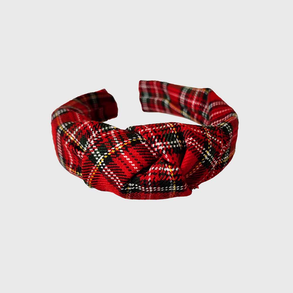 Cintillo Diana Checkered Rojo