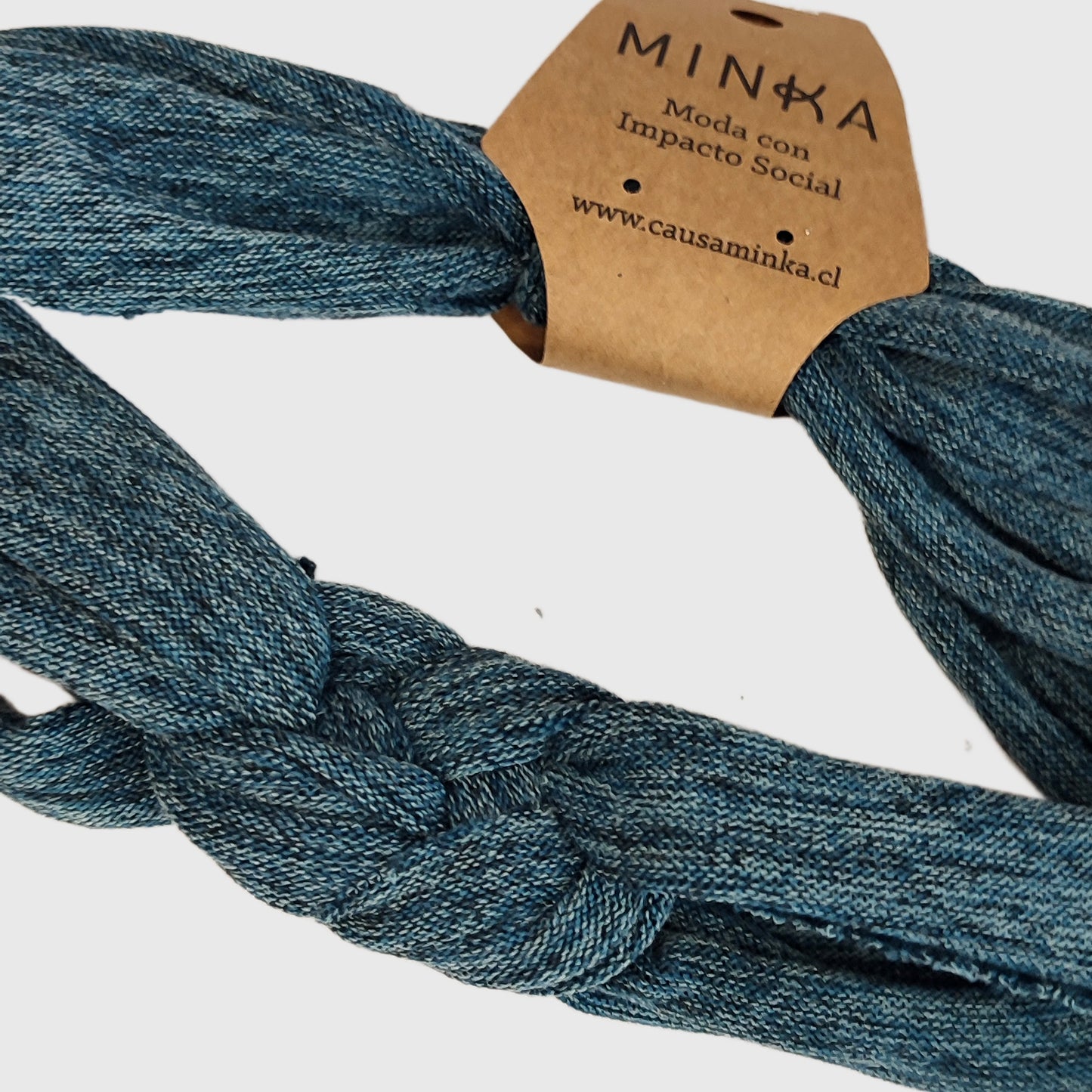 Turbante Josefina Turquesa Lanilla