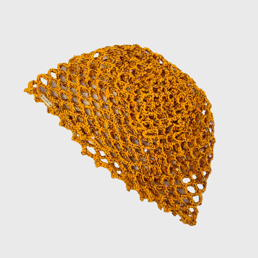 Crochet Hat Mostaza Sparkling