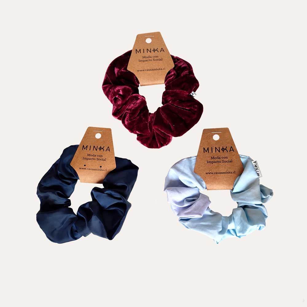 Pack scrunchies Pampelonne
