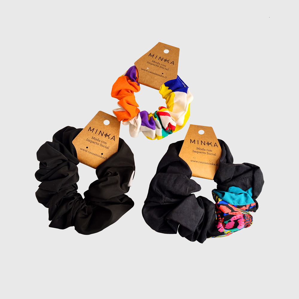 Pack Scrunchies Retro