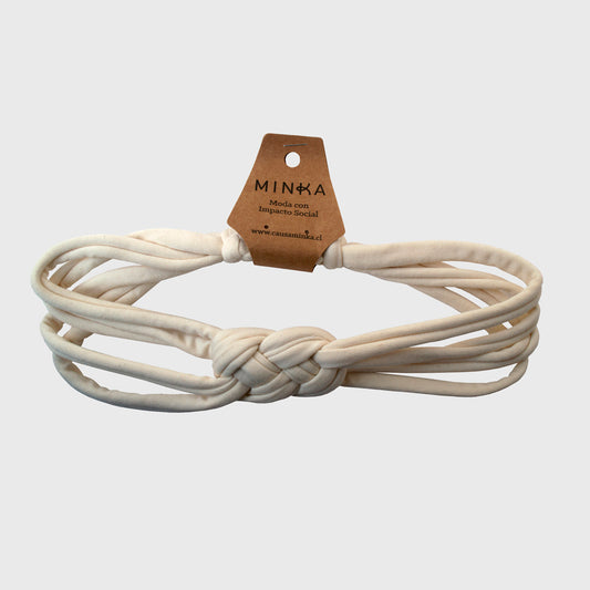 Turbante Josefina Blanco KIDS