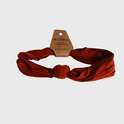 Turbante Nudo Terracota