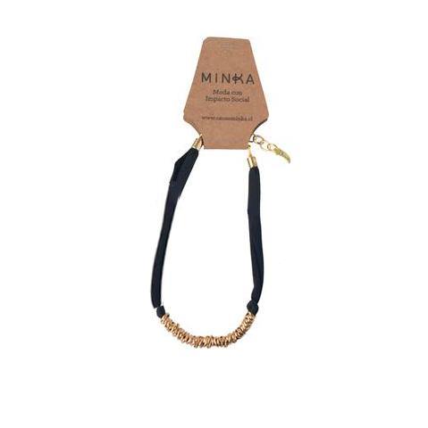 Chocker Gloria Negro - Minka - Moda con Impacto Social