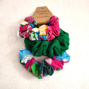 Pack Scrunchies Hibisco