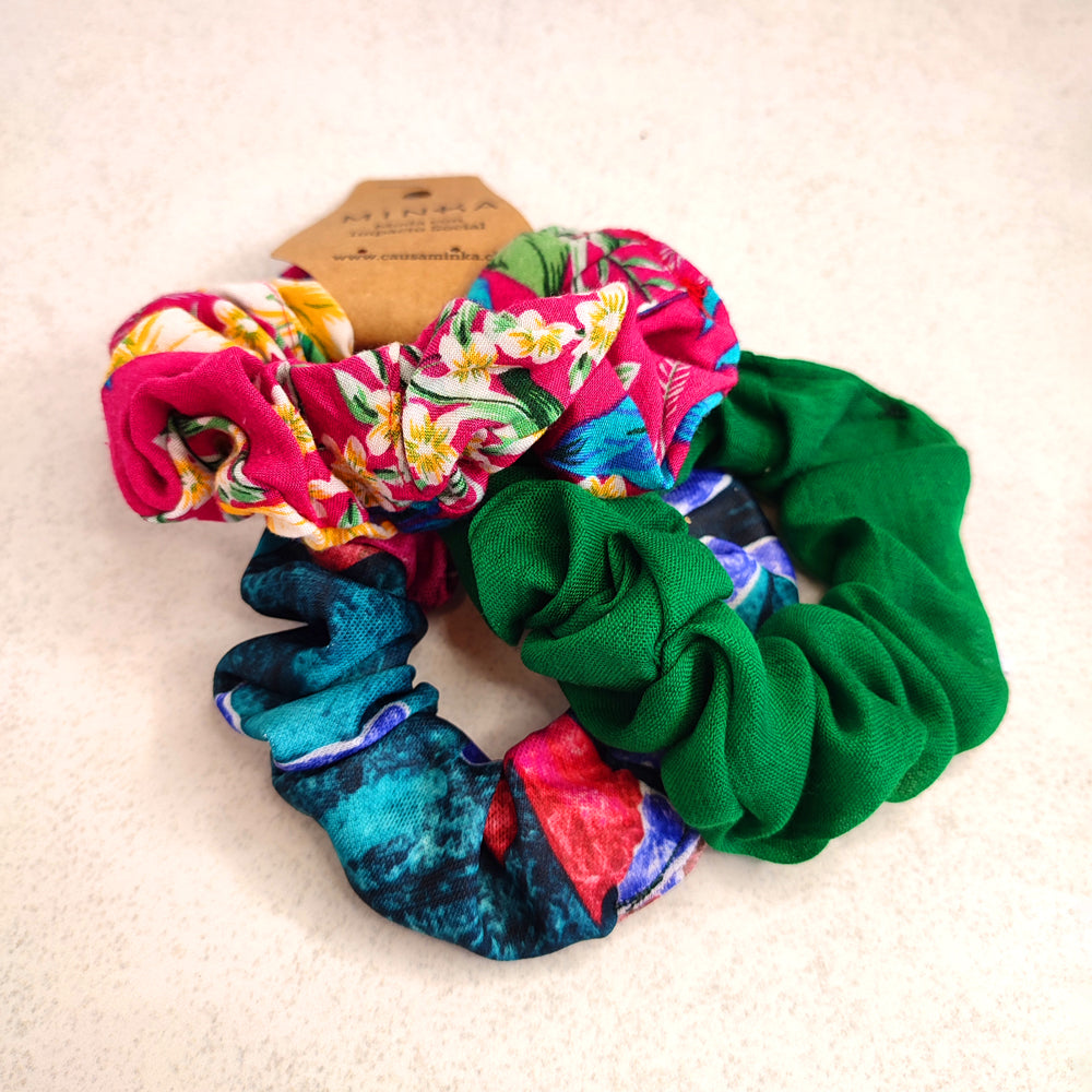 Pack Scrunchies Tropical
