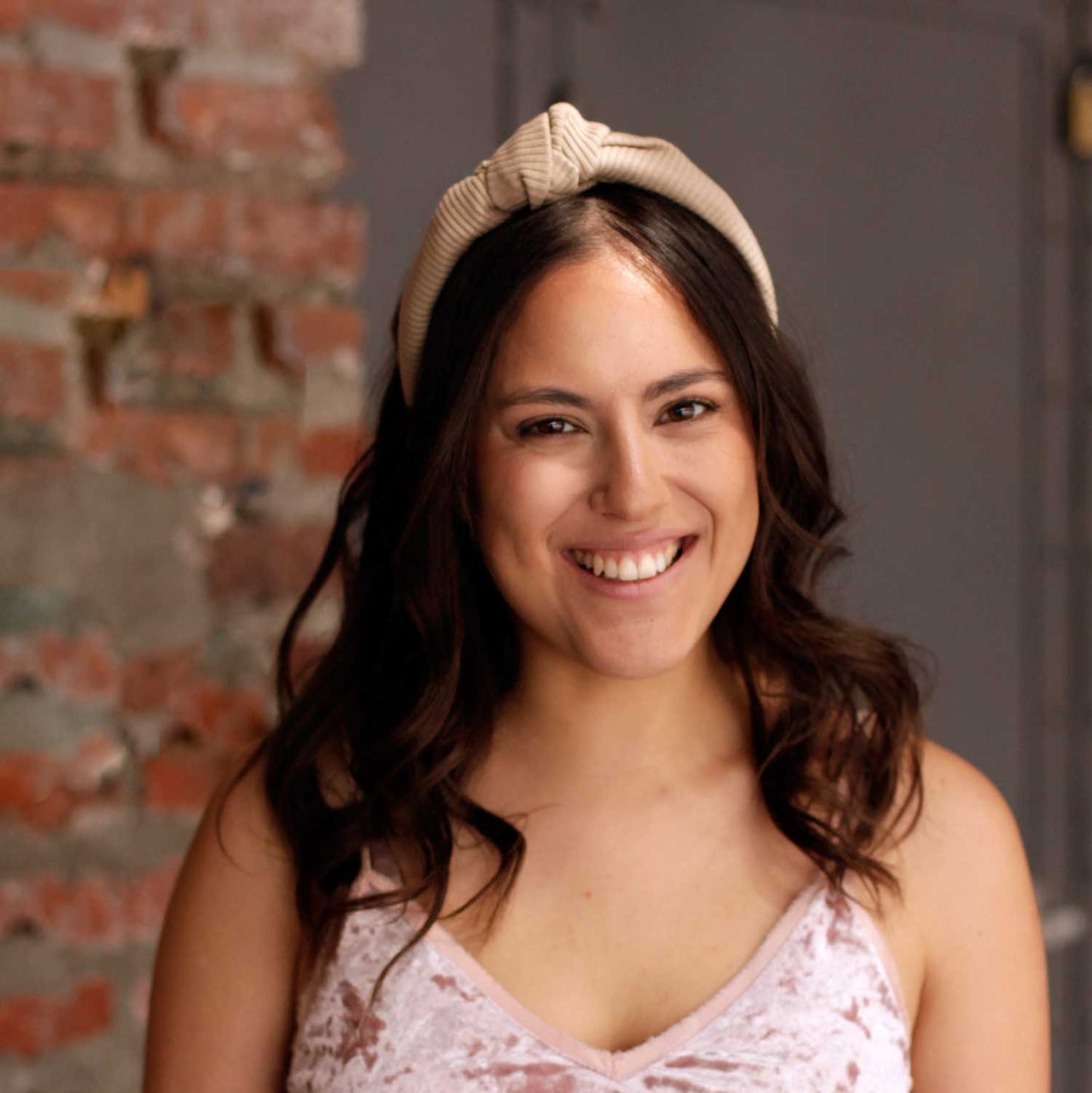 Cintillo Diana Beige