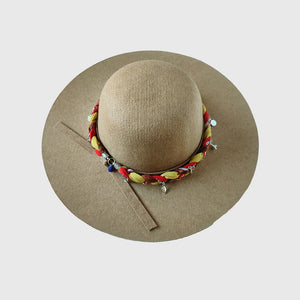 Sombrero ala ancha Beige