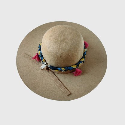 Sombrero ala ancha Beige