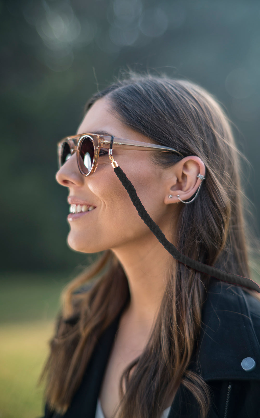 Strap anteojos Negro