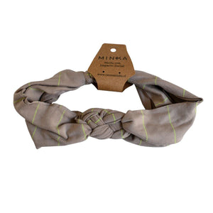 Turbante Josefina Beige linea - Minka - Moda con Impacto Social
