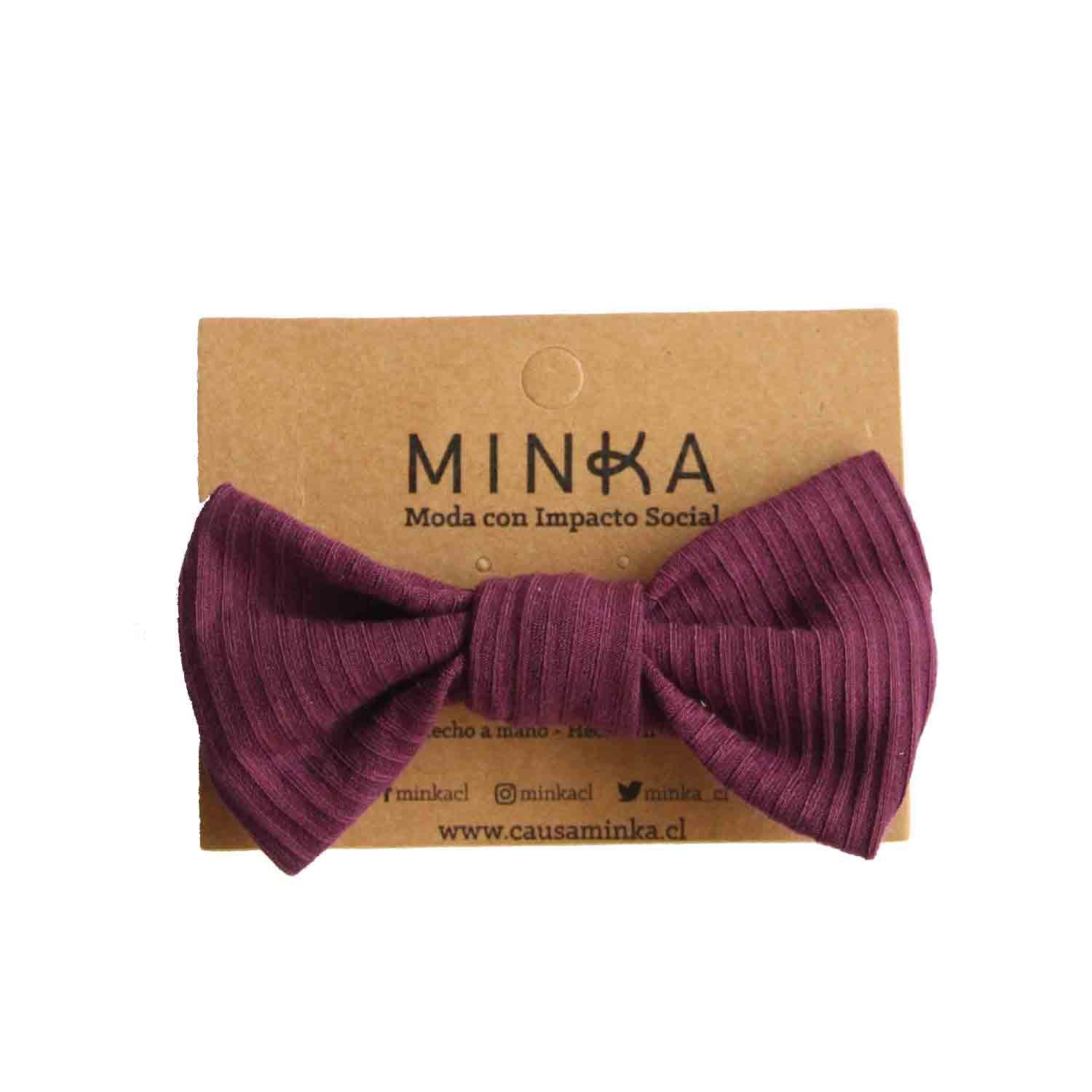 Collet cinta Textura Morado