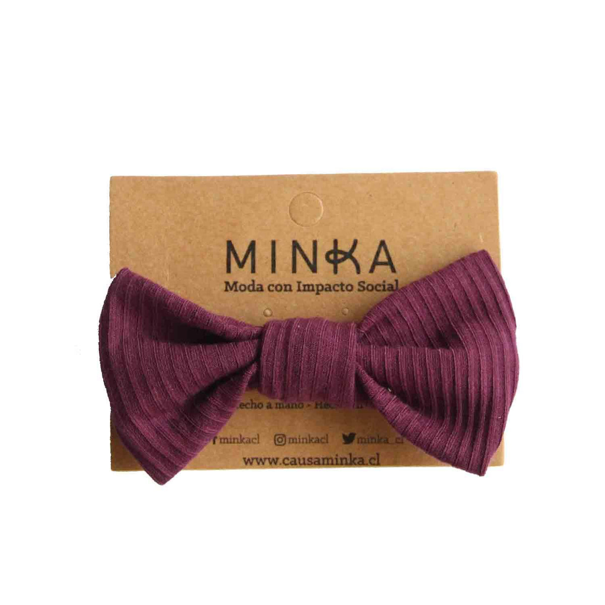 Collet cinta Textura Morado