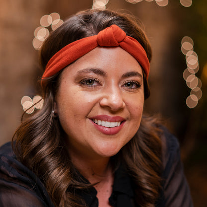 Turbante Nudo Terracota